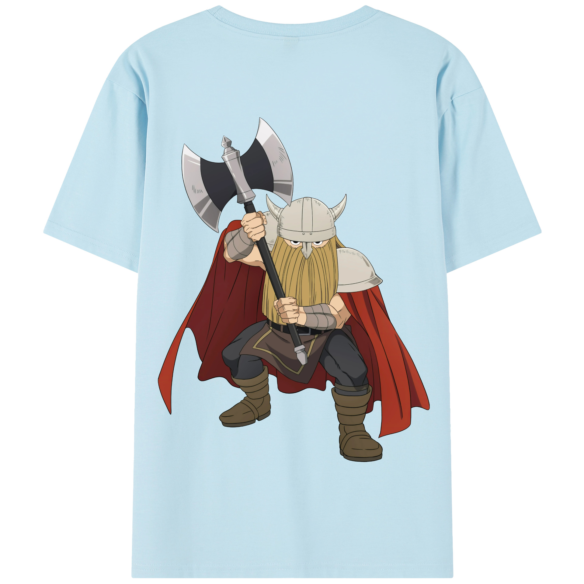 （画像用） 葬送のフリーレン Frieren 綿100％半袖Tシャツ（背面プリント）